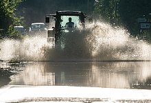 Nach Dauerregen in Bayern - picture alliance/dpa