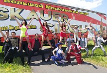 Die Artisten des Moskauer Zirkus kommen aus zehn Nationen. - Janina Pietruschka