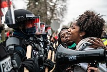 Proteste gegen Polizeigewalt in den USA - dpa (Symbolbild)