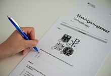 Einb&uuml;rgerungstest - (c) Copyright 2018, dpa (www.dpa.de). Alle Rechte vorbehalten