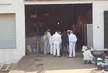 Eine unscheinbare Lagerhalle in B&ouml;rninghausen entpuppte sich 2019 als Drogenlabor. - (Archivbild): Sandra Spieker