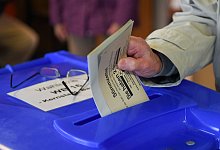 Landtagswahl Hessen - Stimmabgabe - Arne Dedert