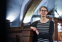 Daniela Werning wird das Traditionslokal &bdquo;Wernings Weinstube&ldquo; am Alten Markt zum Monatsende aufgeben. - Sarah Jonek Fotografie