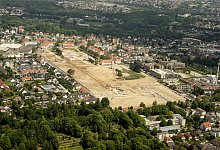 Das Gel&auml;nde der fr&uuml;heren Alanbrooke-Kaserne aus der Vogelperspektive. - Gerd Vieler