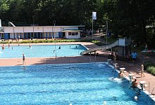 Blick &uuml;ber das Freibad Blomberg - Nico Duellmann,Archivfoto: Nico Duellmann