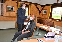 Corona-Test - Karin Prignitz