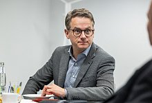 Carsten Linnemann (Generalsekret&auml;r CDU) beim Interview mit dieser Redaktion. - Oliver Krato