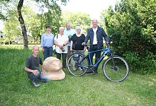 SL-Schl XL (co) Erlebnisroute Radeln, erste Station wird gebaut - Cordula Gr&ouml;ne