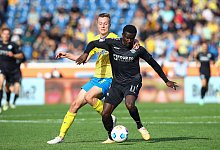 08.10.2023, xtgx, Fussball 2. Bundesliga, Fussball 2. Bundesliga, Eintracht Braunschweig - SC Paderborn 07 emspor, v.l. - Imago Images