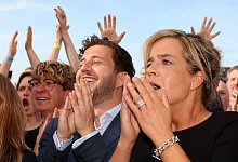 Landtagswahl in Nordrhein-Westfalen - Wahlparty Gr&uuml;ne - Friso Gentsch/dpa