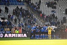 Bielefeld, Schueco Arena, 26.02.23, GER, Herren, 2.Bundesliga, Saison 2022-2023, DSC Arminia Bielefeld - 1.FC Heidenheim - IMAGO/Ulrich Hufnagel
