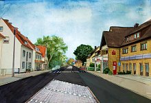 Lemgoer Stra&szlig;e - Grafik: Stadt Detmold/Laureen Dawid