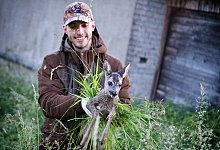 Rehkitzrettungsmission in Kirchdornberg - Barbara Franke