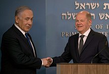 Bundeskanzler Scholz besucht Israel - dpa/Leo Correa