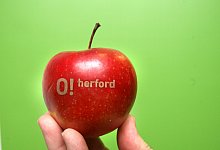 So sieht der Slogan der Stadt Herford aus. - (Archivbild): Frank-Michael Kiel-Steinkamp