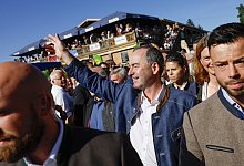 Politischer Fr&uuml;hschoppen auf dem Volksfest Gillamoos - Daniel L&ouml;b