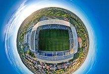 mdm.photo - Sch&uuml;co-Arena Tiny Planet Bielefeld Bielefelder Westen - Mike-Dennis M&uuml;ller / www.mdm.photo