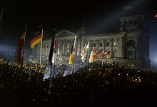 Berlin, Wiedervereinigung 3.10.1990 - - Berlin, reunification allemande 3.10.199 - picture-alliance / akg-images