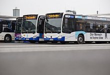 Themenfoto Symbolfoto Padersprinter Bus Busse Paderborn / aufgenommen am 26.01.2022 auf dem Betriebshof Betriebsgel&auml;nde - Niklas T&uuml;ns (Archivfoto)