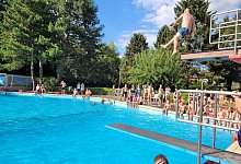 Arschbombenwettbewerb - Archivfoto: Astrid Sewing