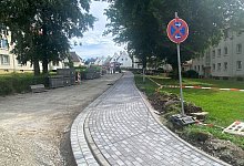 Stra&szlig;enbau im Busewinkel Barntrup - Archivfoto: Stadt Barntrup