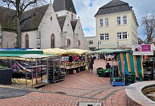 Wochenmarkt Lage - Archivfoto: Astrid Sewing
