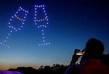 Sektgl&auml;ser Drohnen-Show - FlyingStars GmbH