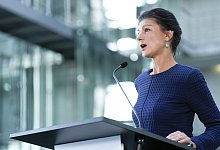 Pressekonferenz, Bündnis Sahra Wagenknecht Pressekonferenz, Bündnis Sahra Wagenknecht, BSW, Parteivorsitzende, Sahra Wag - IMAGO/Bernd Elmenthaler