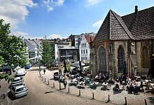 Die Ritterstra&szlig;e soll am S&uuml;sterplatz gesperrt werden - f&uuml;r mehr Fu&szlig;g&auml;ngerzone. Der Test soll sogar l&auml;nger laufen. - Sarah Jonek