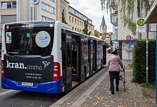 Paderborn, 19. Oktober 2022: Themenfoto Symbolfoto Padersprinter Bus Busse Busverkehr &Ouml;PNV / Ort: Detmolder Tor - Niklas T&uuml;ns