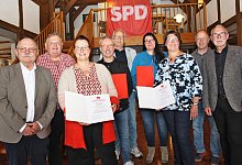 Ehrung SPD Kalldorf - Reiner Toppm&ouml;ller