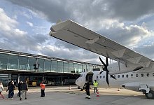 Mit einer Turbopropmaschine f&uuml;hrte Green Airlines Ende M&auml;rz seinen Jungfernflug von Paderborn nach Sylt durch. - Jens Reddeker