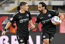 Paderborn, Home Deluxe Arena, 25.08.23, GER, Herren, 2.Bundesliga, Saison 2023-2024, SC Paderborn 07 - 1.FC Kaiserslaute - Imago Images