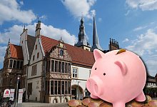 sparschwein-lemgo - Archivfoto: Alte Hansestadt Lemgo; Montage: Meike Groppe
