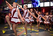 nic_4687. Die Kinderprinzengarde erzielt Begeisterungsst&uuml;rme f&uuml;r ihre Darbietungen. - Nicole Ellerbrake