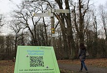 LE (joh) QR-Codes im Stadtwald ausprobieren - Joline Heller