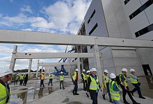 Baustellen-Begehung Amazon - Jost Wolf