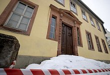 Goethes Wohnhaus in Weimar - Foto: Michael Reichel/dpa