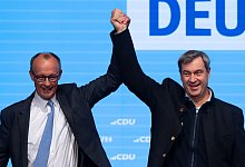 Wahlkampfabschluss von CSU und CDU f&uuml;r die Bundestagswahl - Sven Hoppe/dpa