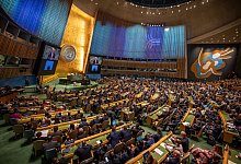 Kanzler Scholz beim UN-Zukunftsgipfel - Michael Kappeler/dpa