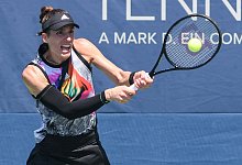 Hat das Ende ihrer Tennis-Karriere angekündigt: Andrea Petkovic in Aktion. - Kyle Gustafson/ZUMA Press Wire/dpa