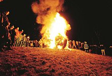 Osterräderlauf in Lügde. - LZ