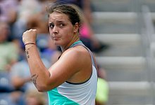 F&uuml;r Jule Niemeier war im US-Open-Achtelfinale Endstation. - Eduardo Munoz Alvarez/AP/dpa