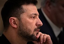 Ukrainischer Pr&auml;sident Selenskyj - Efrem Lukatsky/AP/dpa