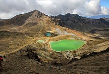 Emerald Lakes in Neuseeland - Michael Juhran/dpa-tmn