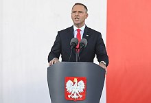 Polens Präsident Karol Nawrocki - Piotr Nowak/PAP/dpa