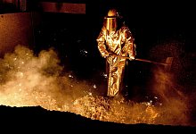 Stahlindustrie - Hauke-Christian Dittrich/dpa