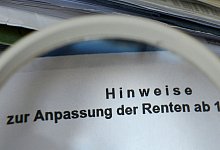 Rentenanpassung - Foto: Jens Kalaene/dpa-Zentralbild/dpa
