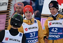 Karl Geiger und Andreas Wellinger - Hendrik Schmidt/dpa