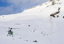 Rettungshubschrauber im Einsatz - Urs Flueeler/KEYSTONE/dpa